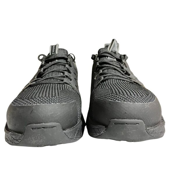 Reebok Shoes Mens 7.5 Black Fusion Flexweave Safety Toe Work Sneakers RB4317 - Picture 2 of 9